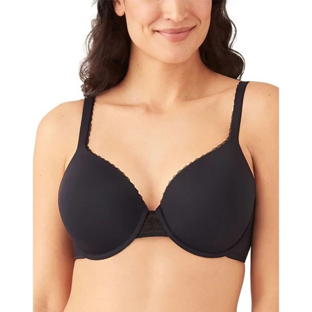 Wacoal Instant Polish Contour Bra 853382 Black Size 34 DDD 34DDD NEW